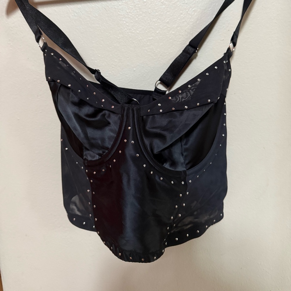Paraded studded bustier